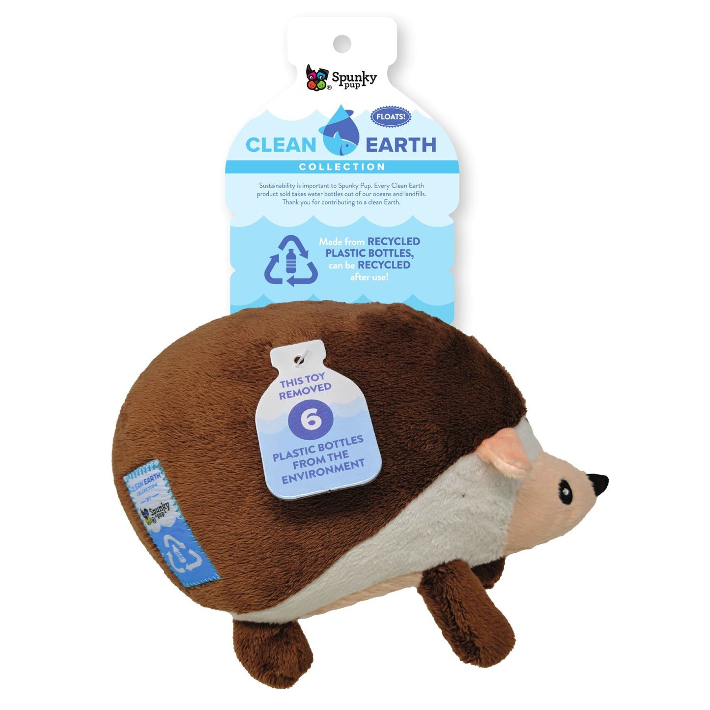 Assorted Clean Earth Plush Dog Toys