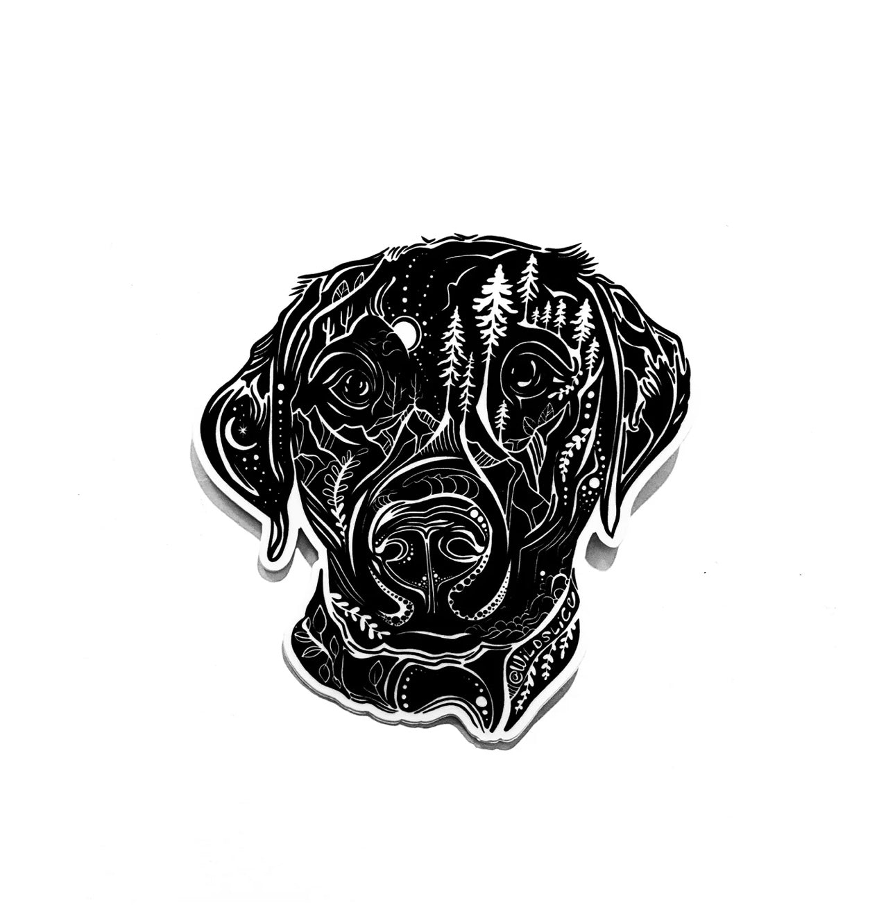 Black Lab Sticker