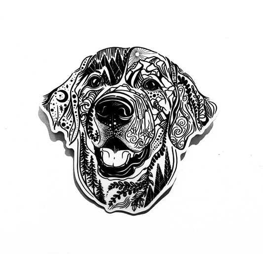 Golden Retriever Sticker