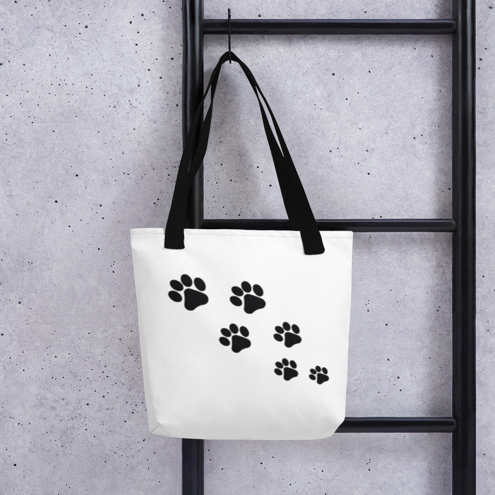 Paw Print tote bag