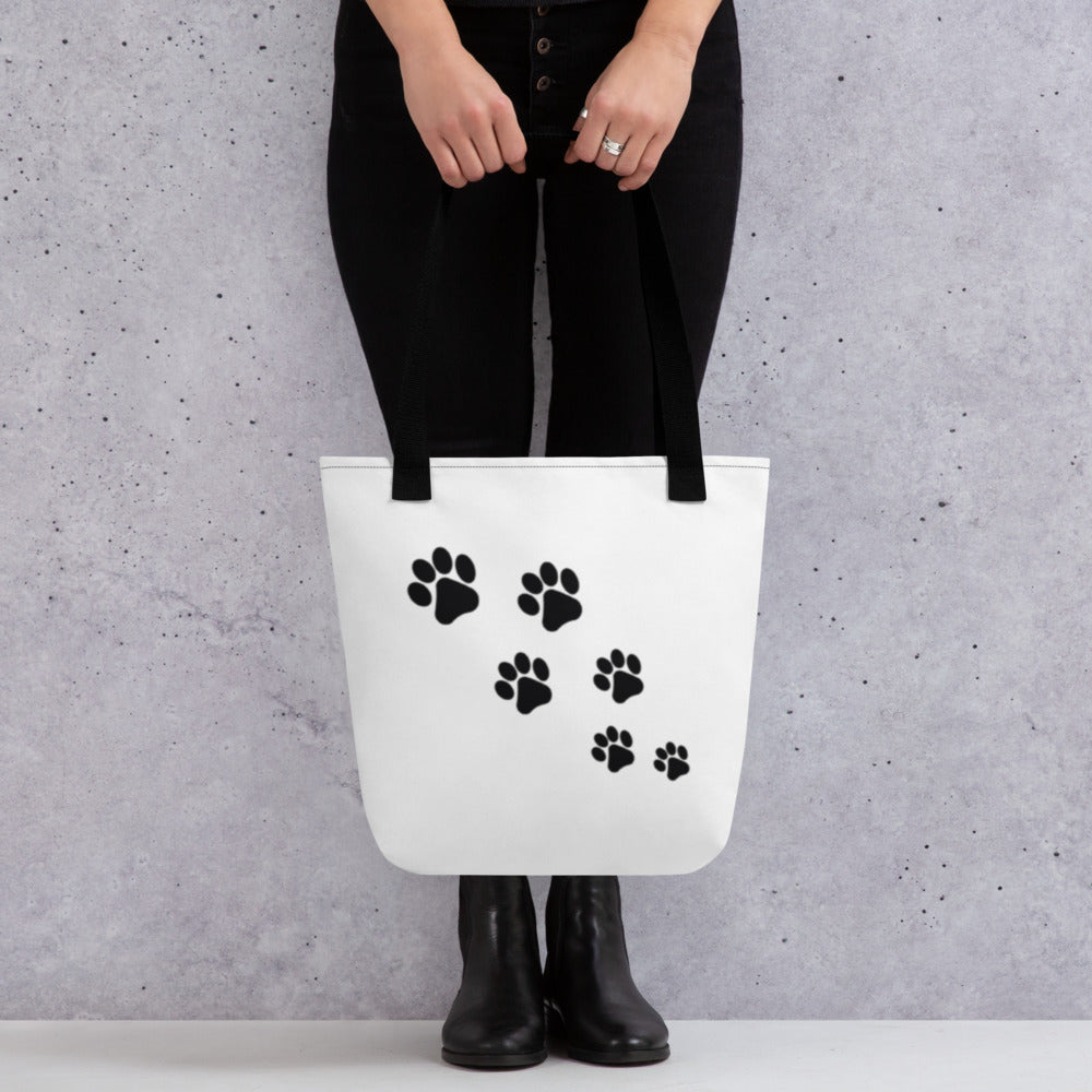 Paw Print tote bag