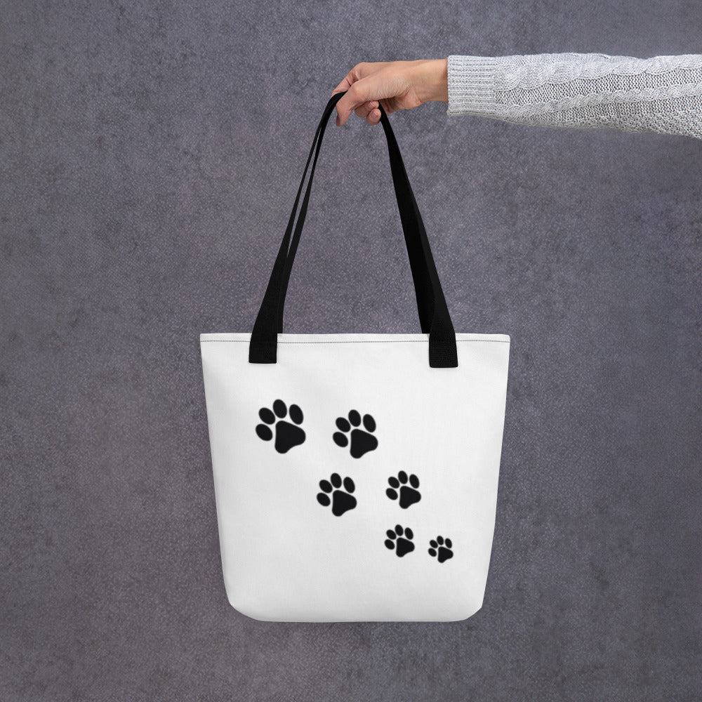 Paw Print tote bag