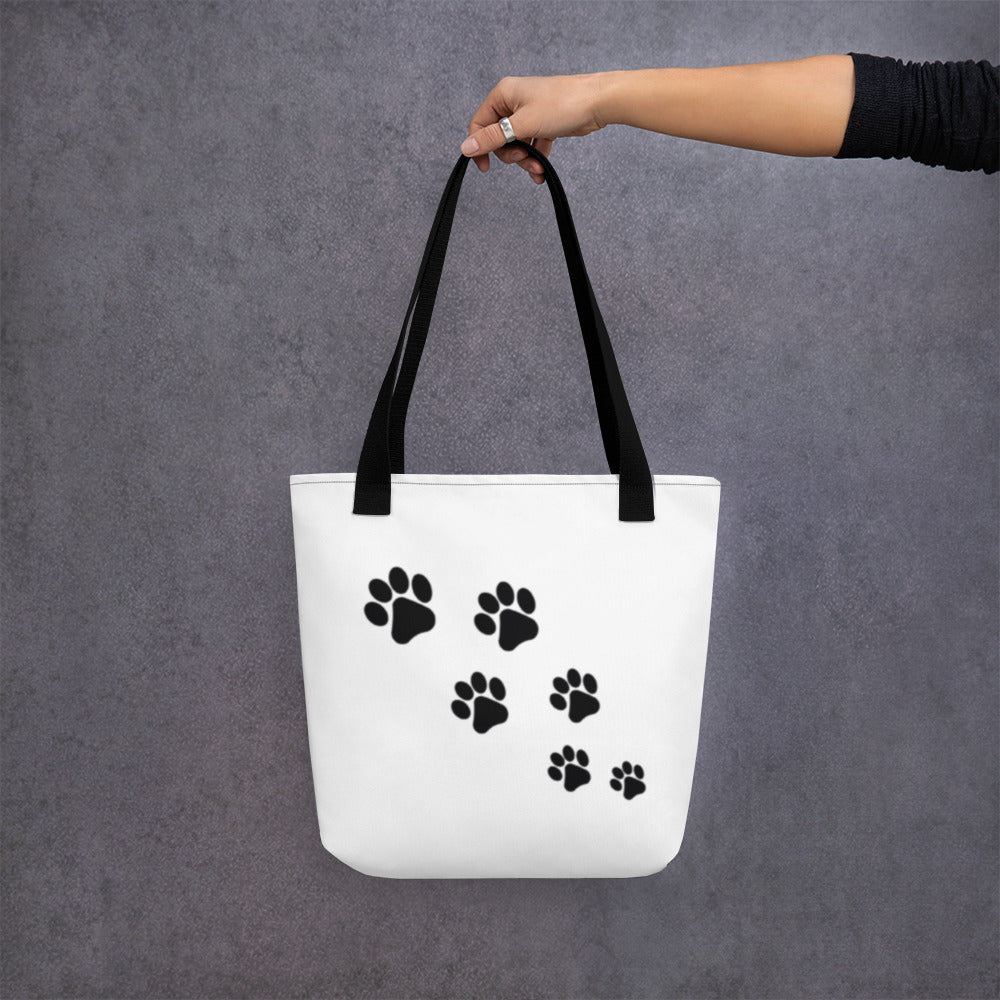 Paw Print tote bag