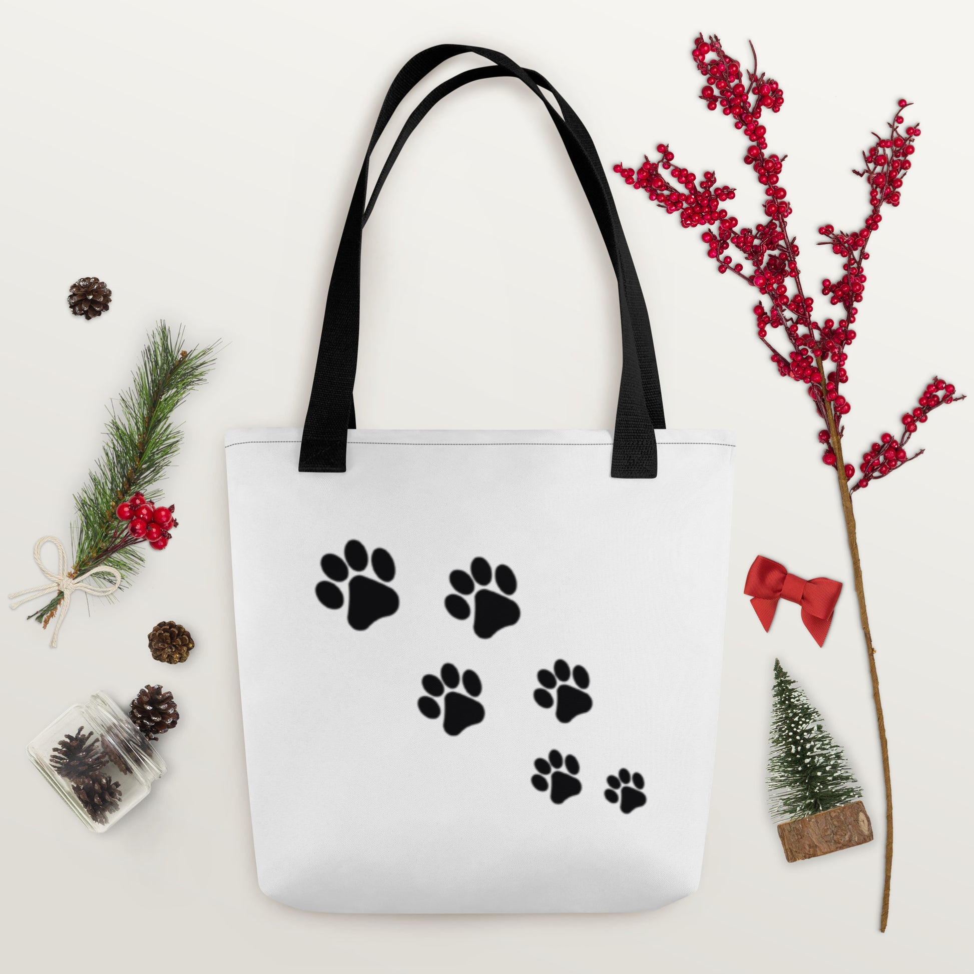 Paw Print tote bag