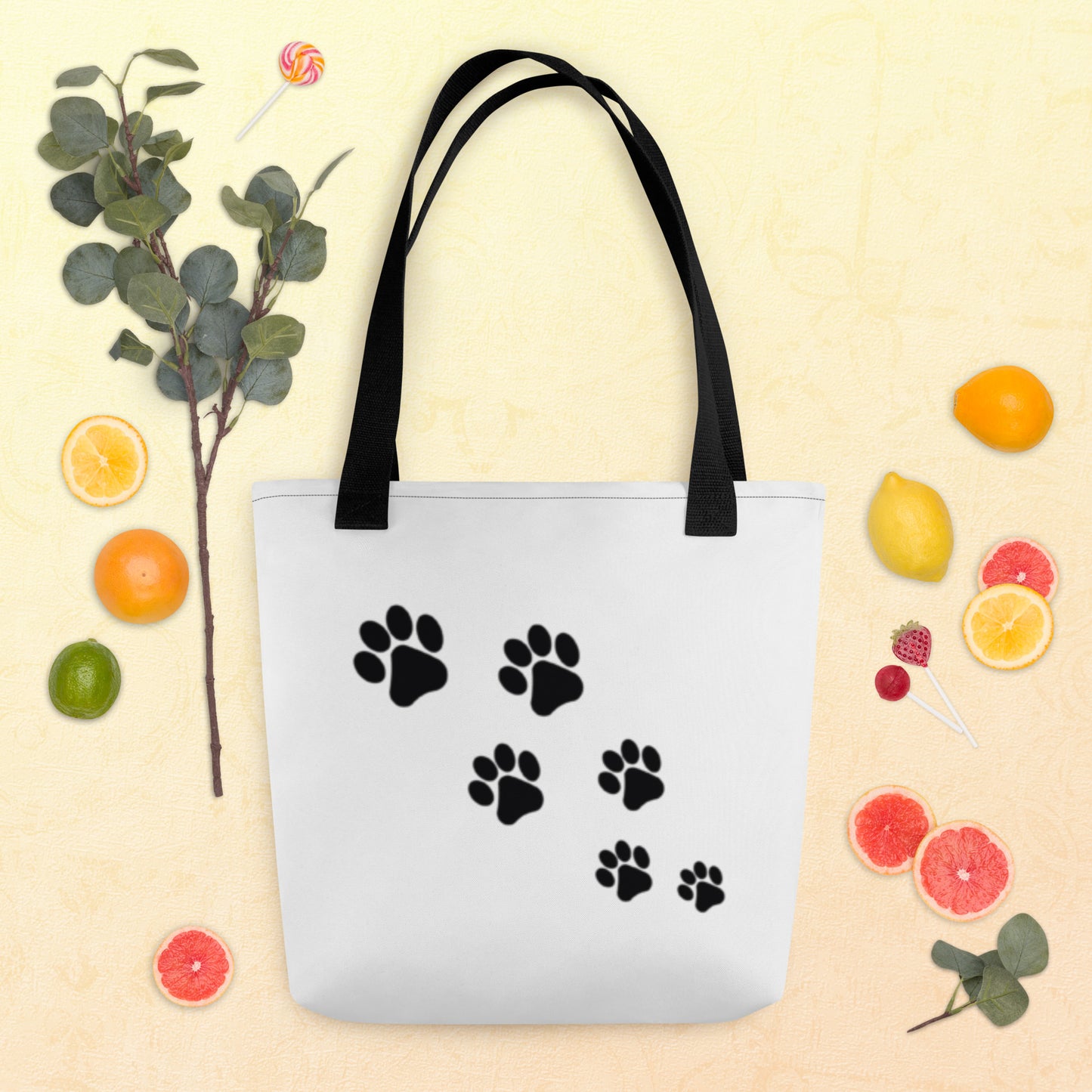 Paw Print tote bag