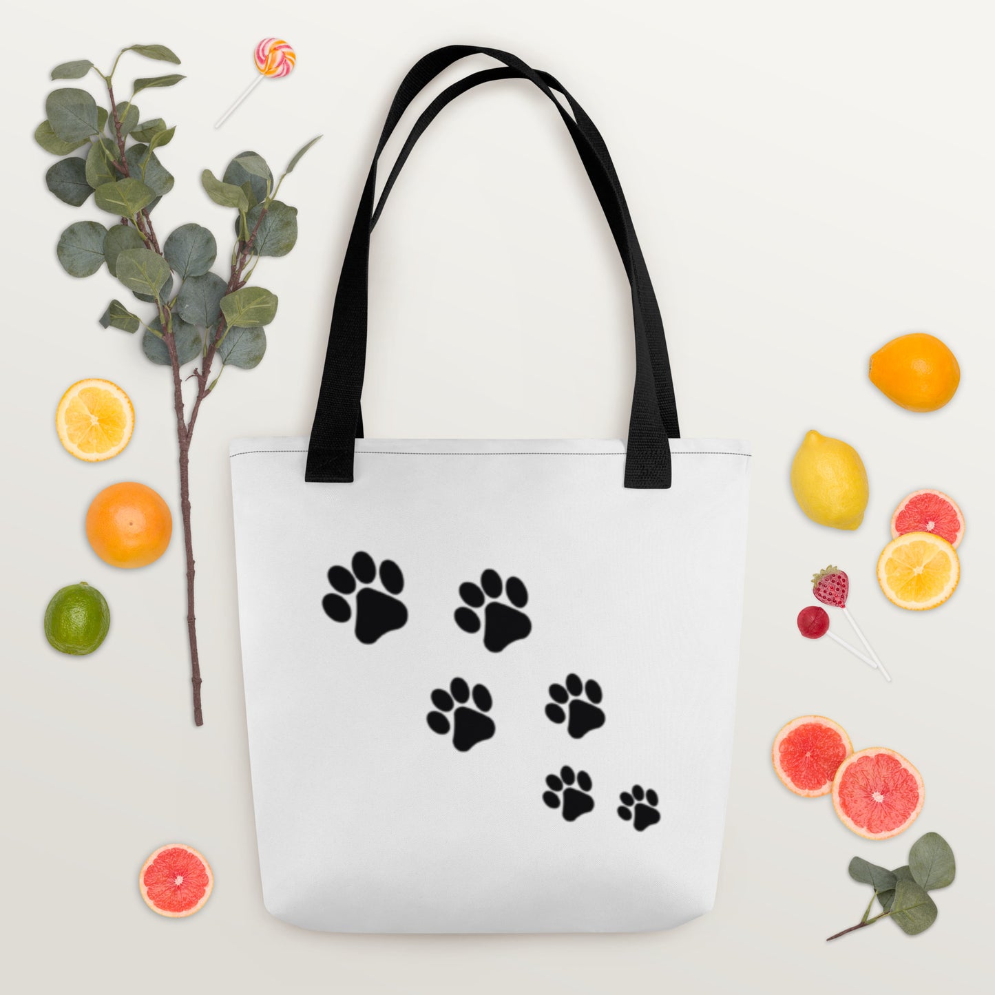 Paw Print tote bag