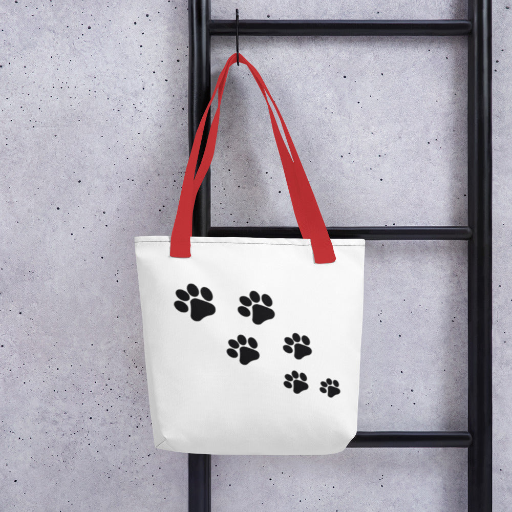 Paw Print tote bag