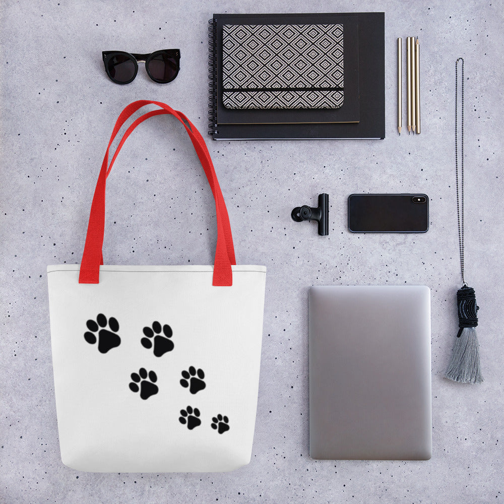 Paw Print tote bag