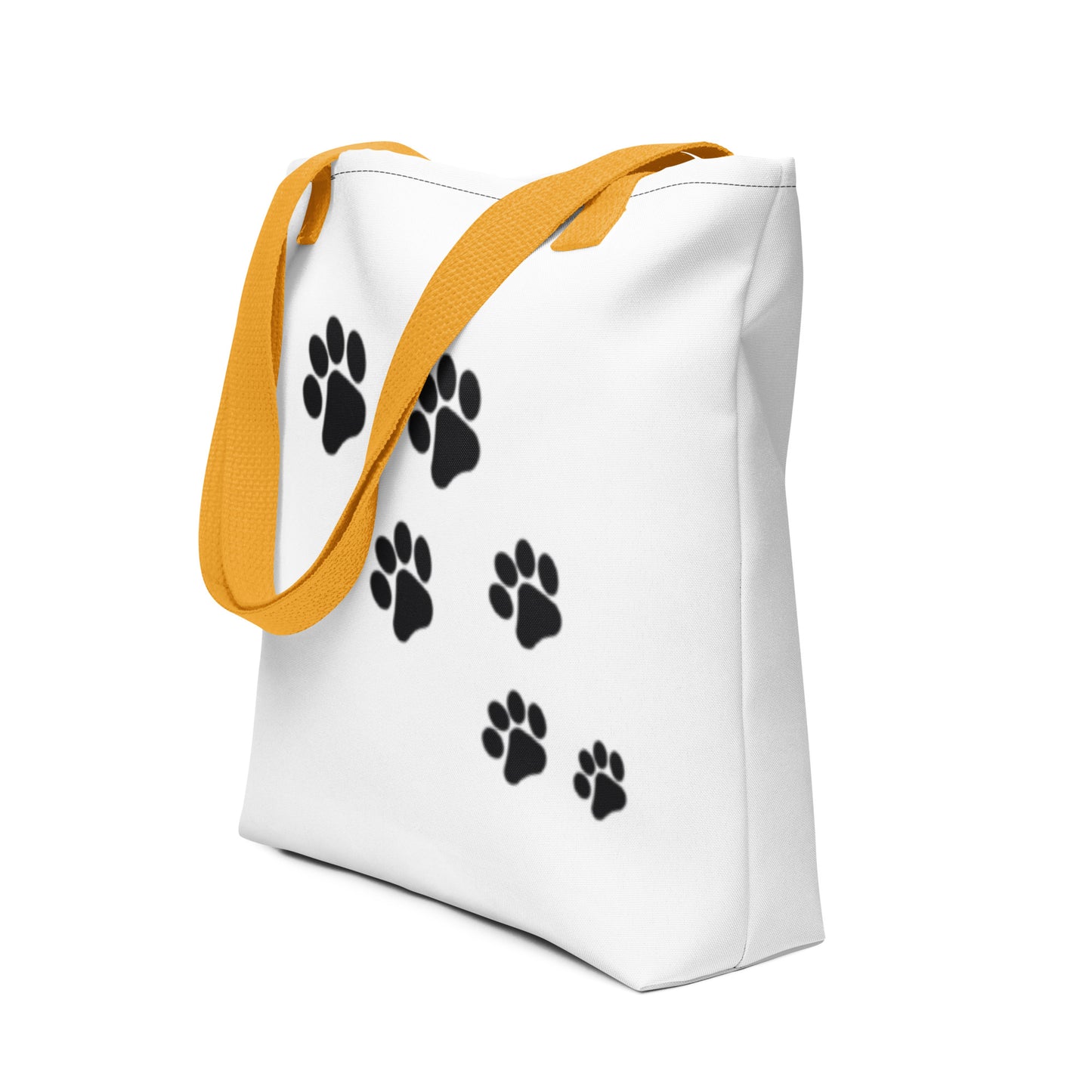 Tote bag Paw Prints/Full Logo Black