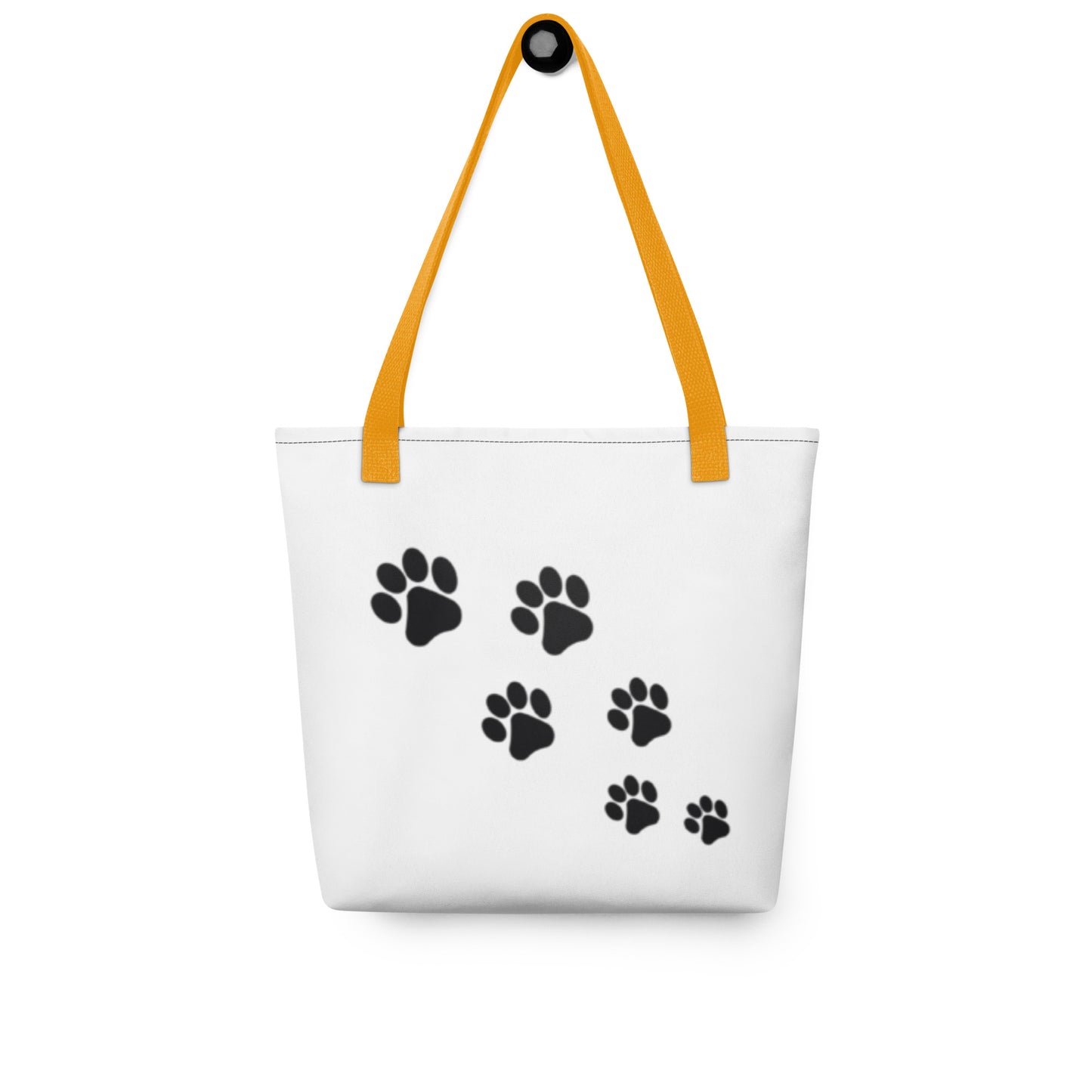 Tote bag Paw Prints/Full Logo Black