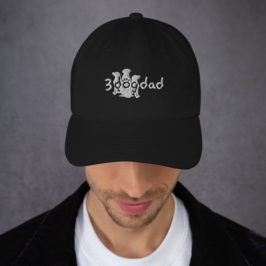 Dad Hat Full Logo White