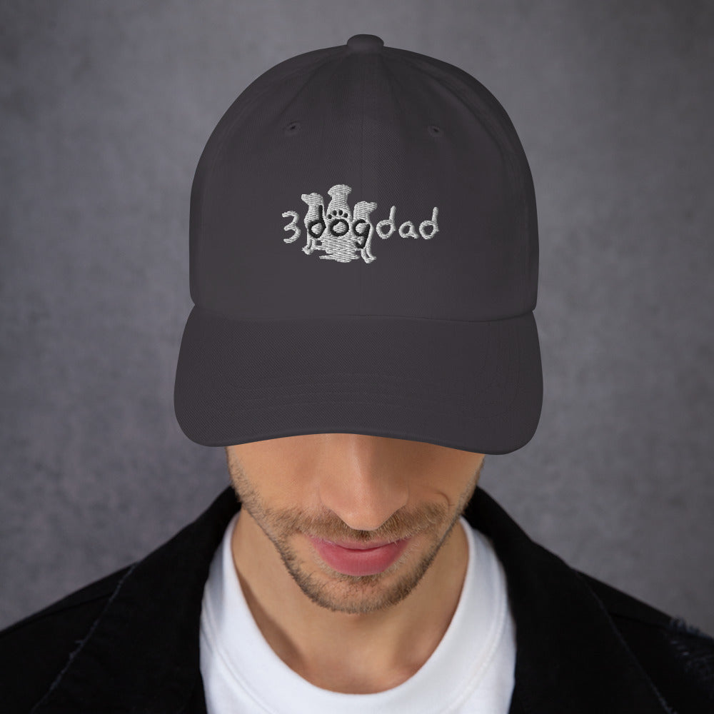 Dad Hat Full Logo White