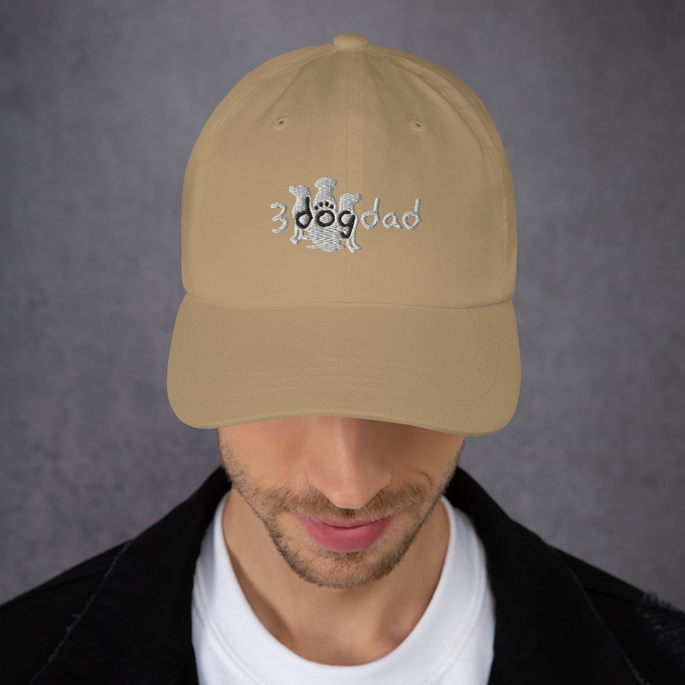 Dad Hat Full Logo White