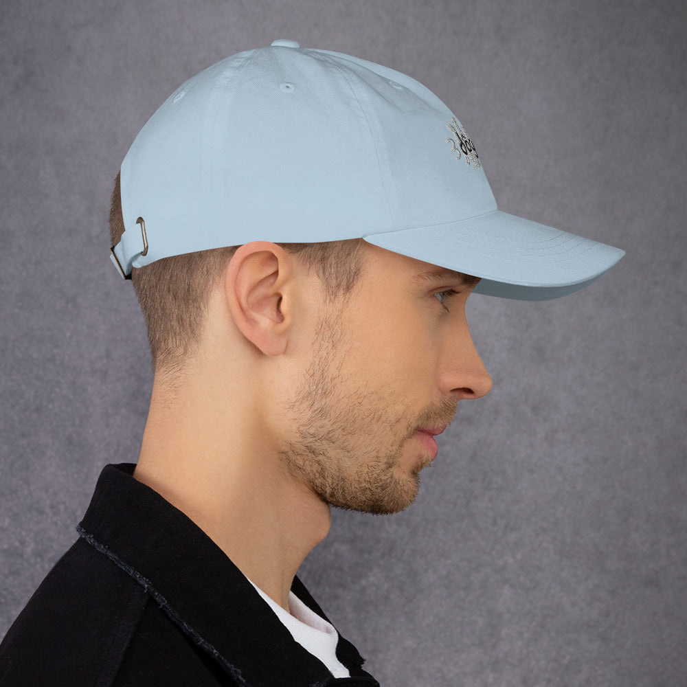 Dad Hat Full Logo White