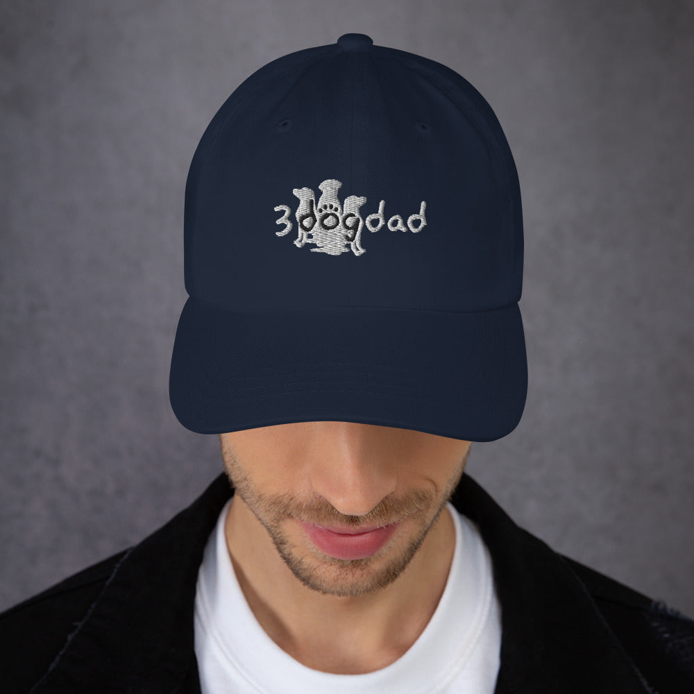 Dad Hat Full Logo White