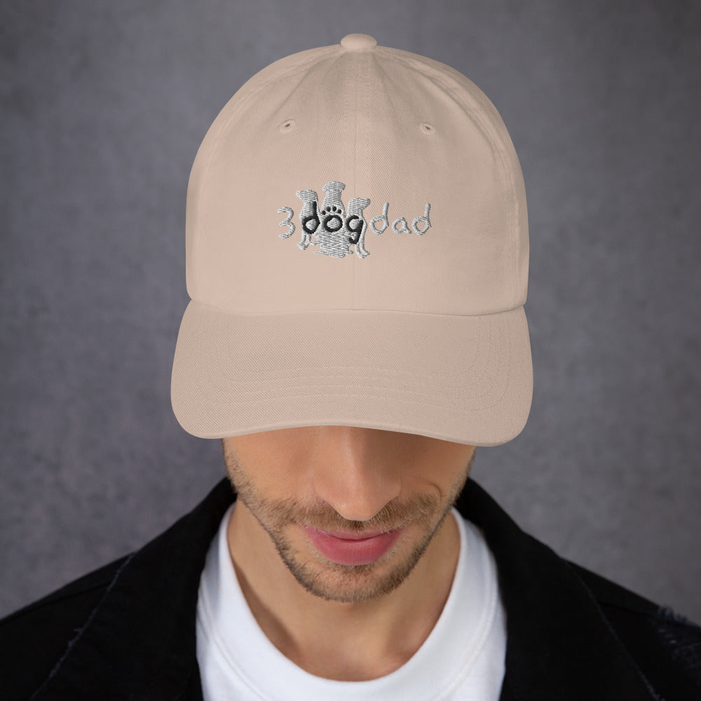 Dad Hat Full Logo White