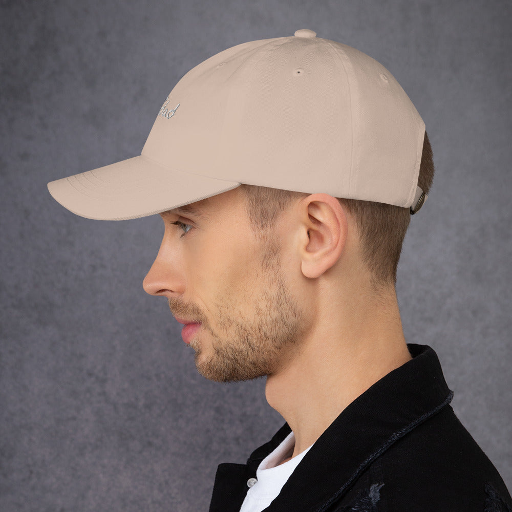 Dad Hat Full Logo White