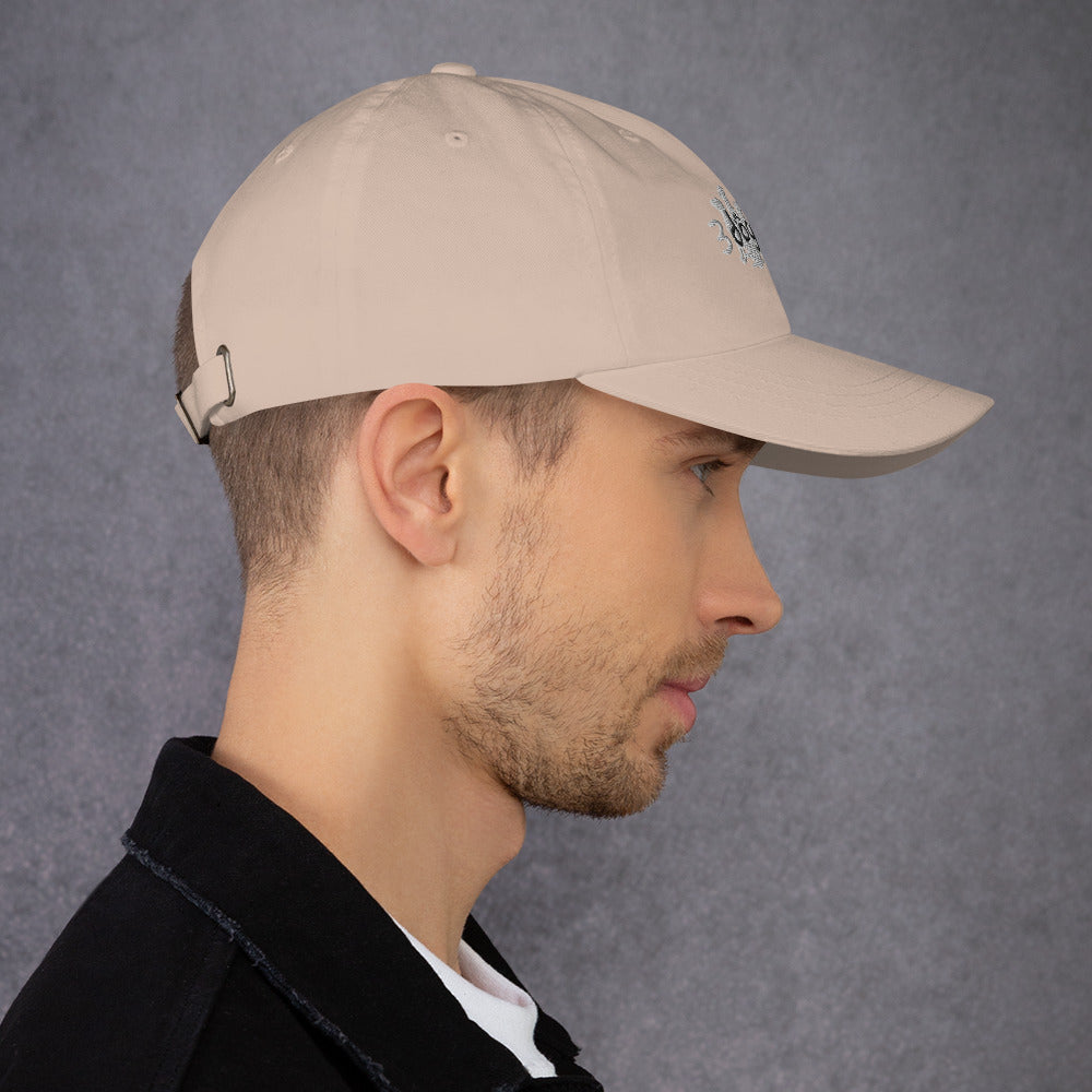 Dad Hat Full Logo White