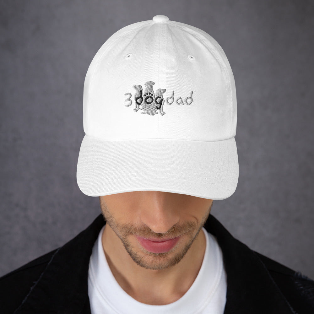 Dad Hat Full Logo White